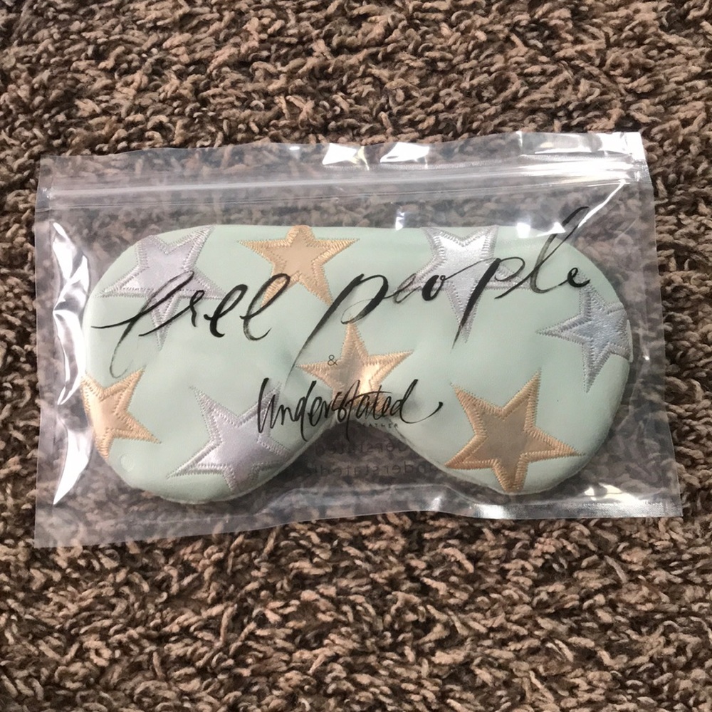 Free People x Understated Leather Eye Mask! NWT